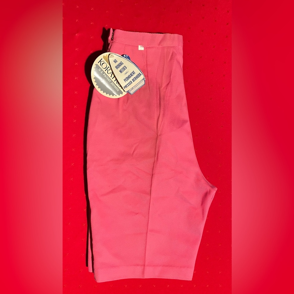 Cotton Koratron vintage Bermuda, run small